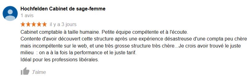 Avis sur cabinet comptable idéal pour professions libérales